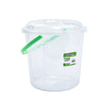 Healthy Living Trans Bucket(triangles) - 1 Ltr - 6 colour pack 72