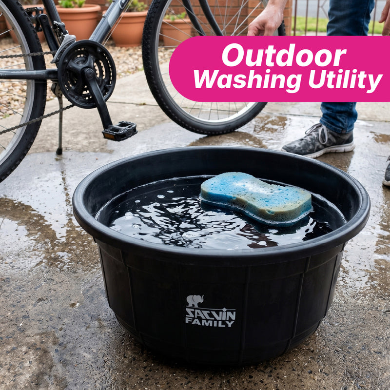 35 Ltr Sacvin Family Black Basin