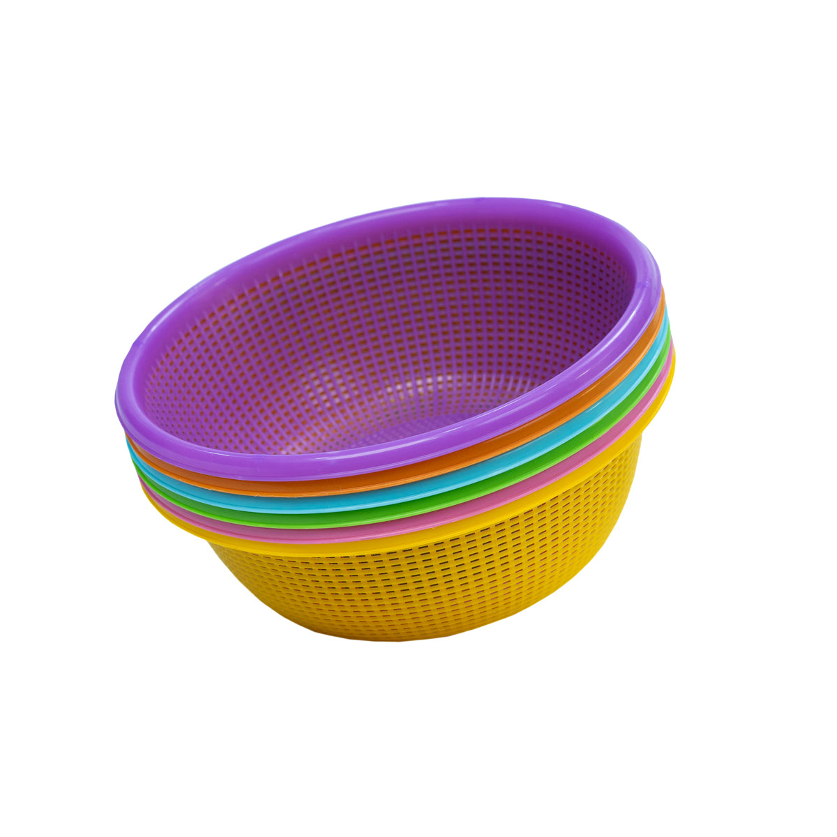 8" Round Colander - 6 colours pack of 12