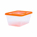 Take away Container 1000 ml - Trans Bottom & Coloured Cover (100 pack)