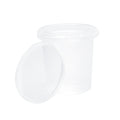 Tamper Proof Container Bttm inc Cover - trans - 1 Ltr