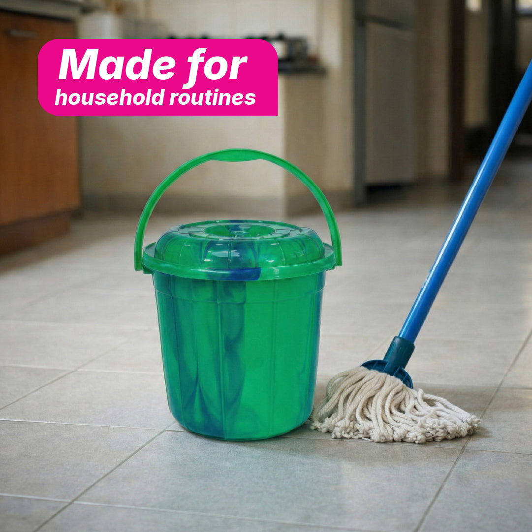 9 Ltr Kampala Bucket Plastic Handle (SL) KIT