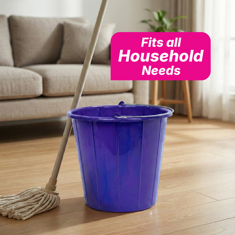 Star 11 Liter Open Bucket - Iron Handle