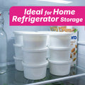 250 ml (moi moi) White Container with White Cover