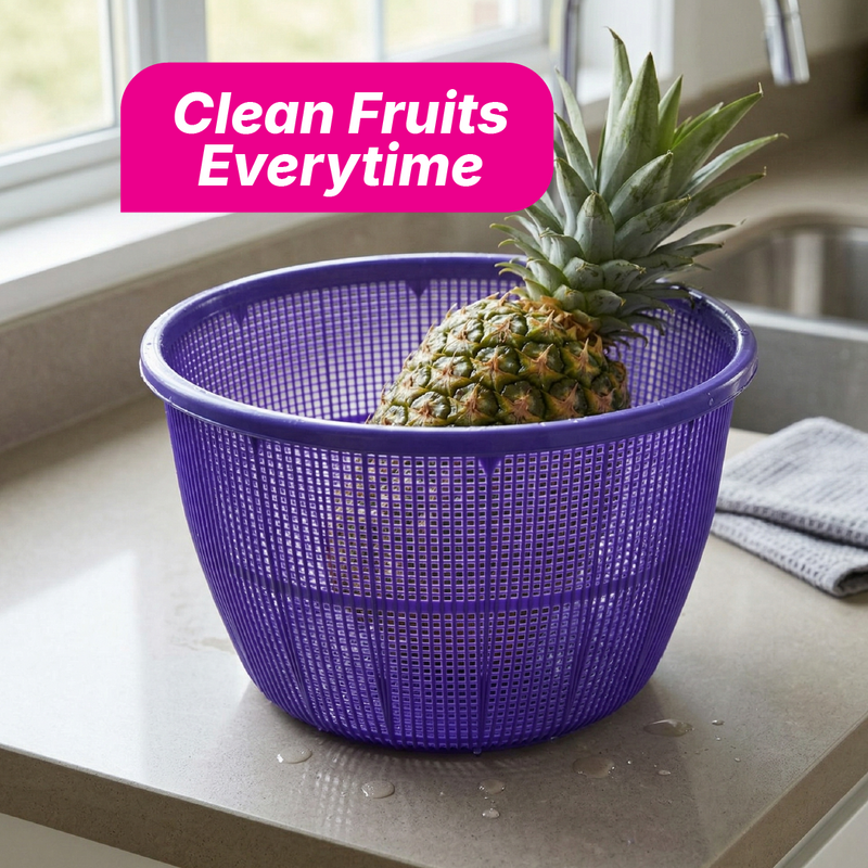 Pineapple Strainer Big - 6 Colour Pack of 12