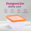 Sacvin 150 ml Rectangle Container Bottom Including Colour Cover