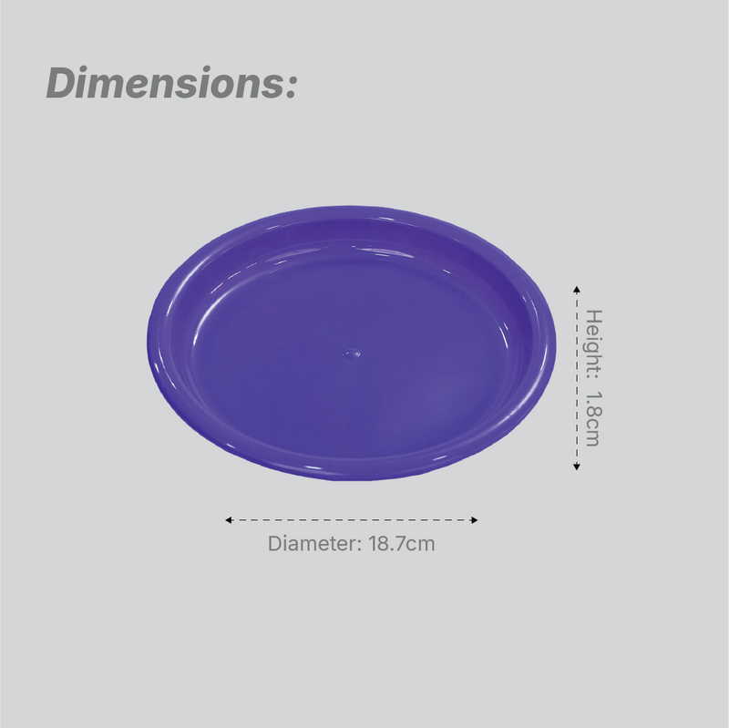 Bobby Plate - Solid Colour