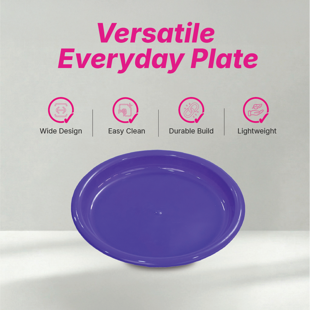 Bobby Plate - Solid Colour
