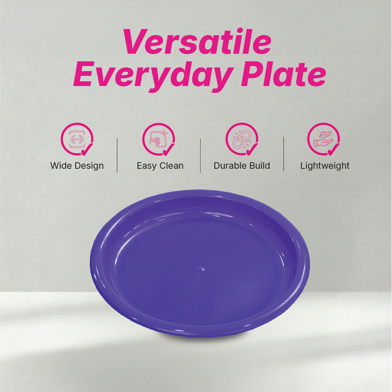 Bobby Plate - Solid Colour