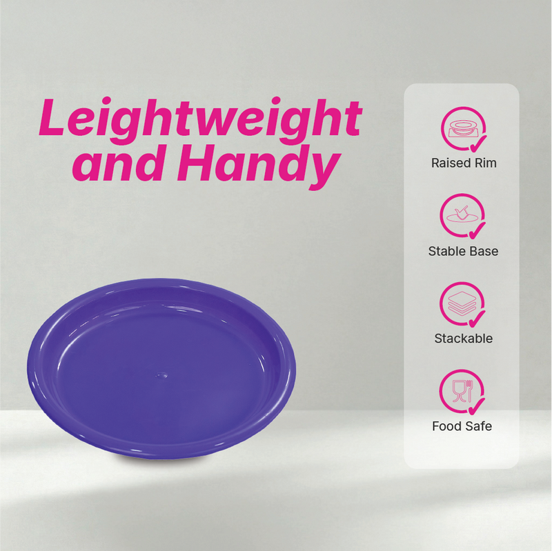 Bobby Plate - Solid Colour