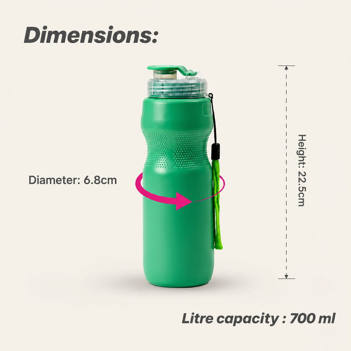 Boost Water Bottle - 700 ml