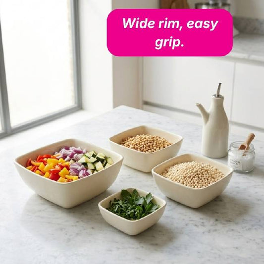 Chef Bowl Modern 4 Piece set (0.5 Ltr, 1.2 Ltr, 2 Ltr, 3.8 Ltr)