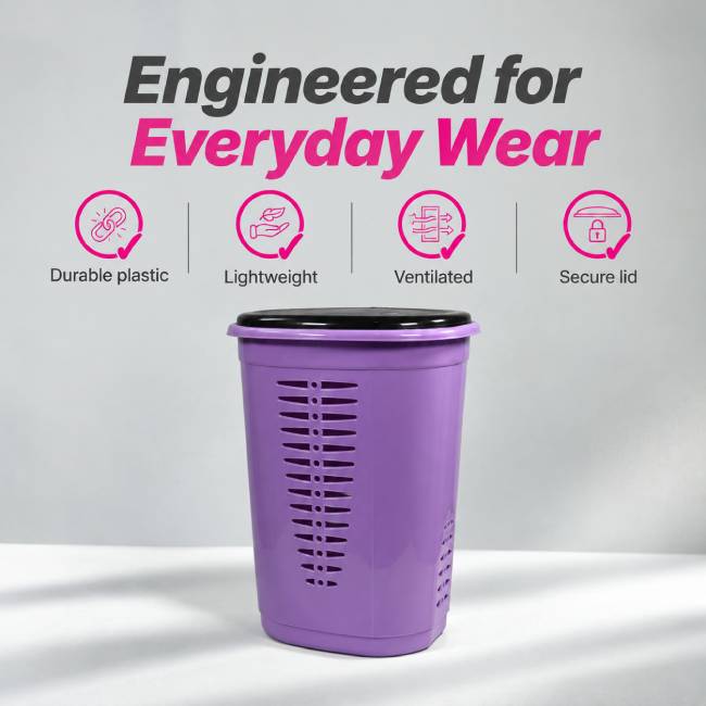 Daily Laundry Basket - 55 Ltr