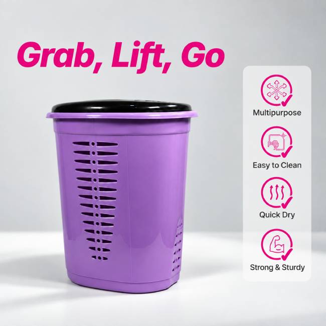 Daily Laundry Basket - 55 Ltr