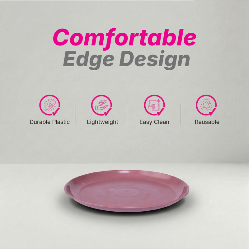 Dining Side Plate - Prenium - Solid Colour - 8 Inches