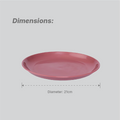 Dining Side Plate - Prenium - Solid Colour - 8 Inches