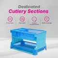 Double Decker Dish Rack - Solid Colour - 2 Layers