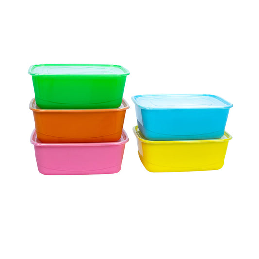 Essential Container 5 Piece set (900 ml, 1.4 Ltr, 2.4 Ltr, 3.2 Ltr, 4.5 Ltr)