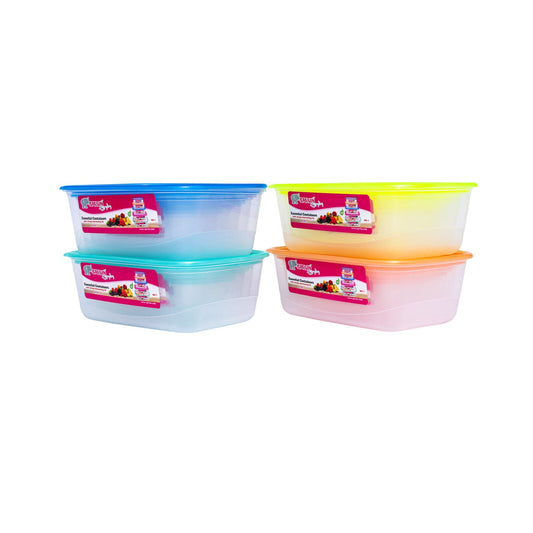 Essential Container 5 Piece set (900 ml, 1.4 Ltr, 2.4 Ltr, 3.2 Ltr, 4.5 Ltr)