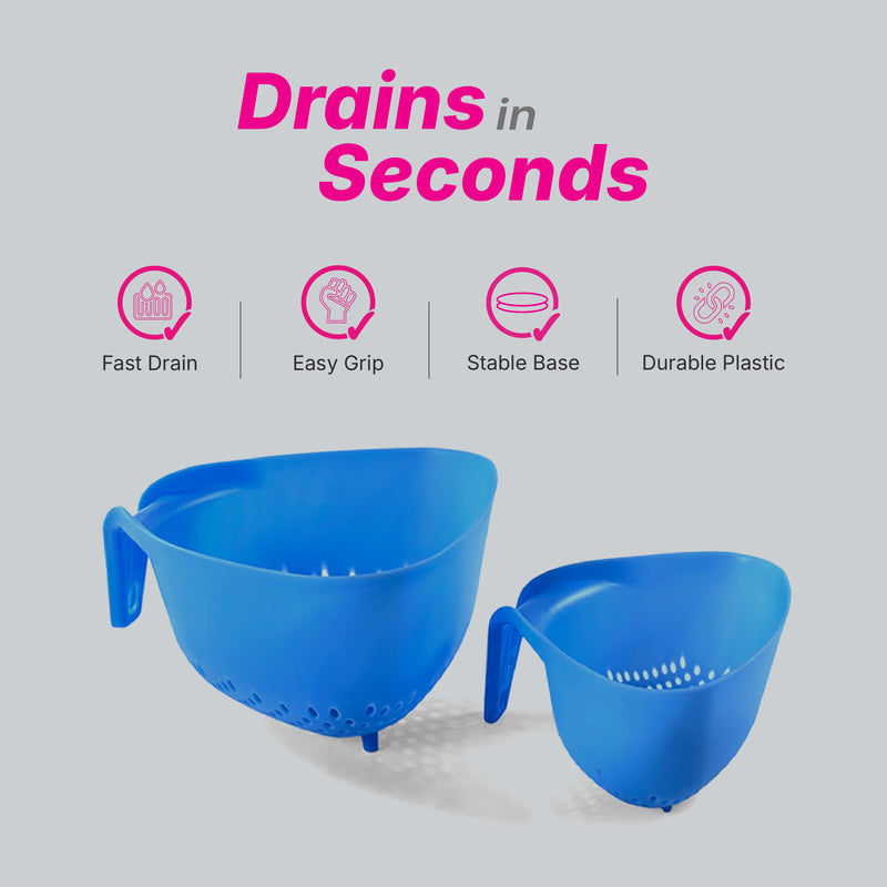 StackMate 2-Piece Colander Set