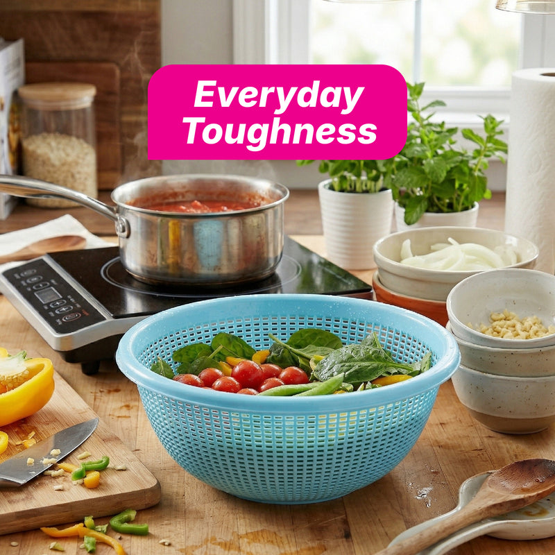 8" Round Colander - 6 colours pack of 12