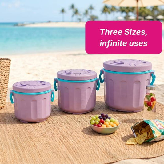Good Vibes Classic  3 piece set (8 Ltr, 14 Ltr, 24 Ltr)
