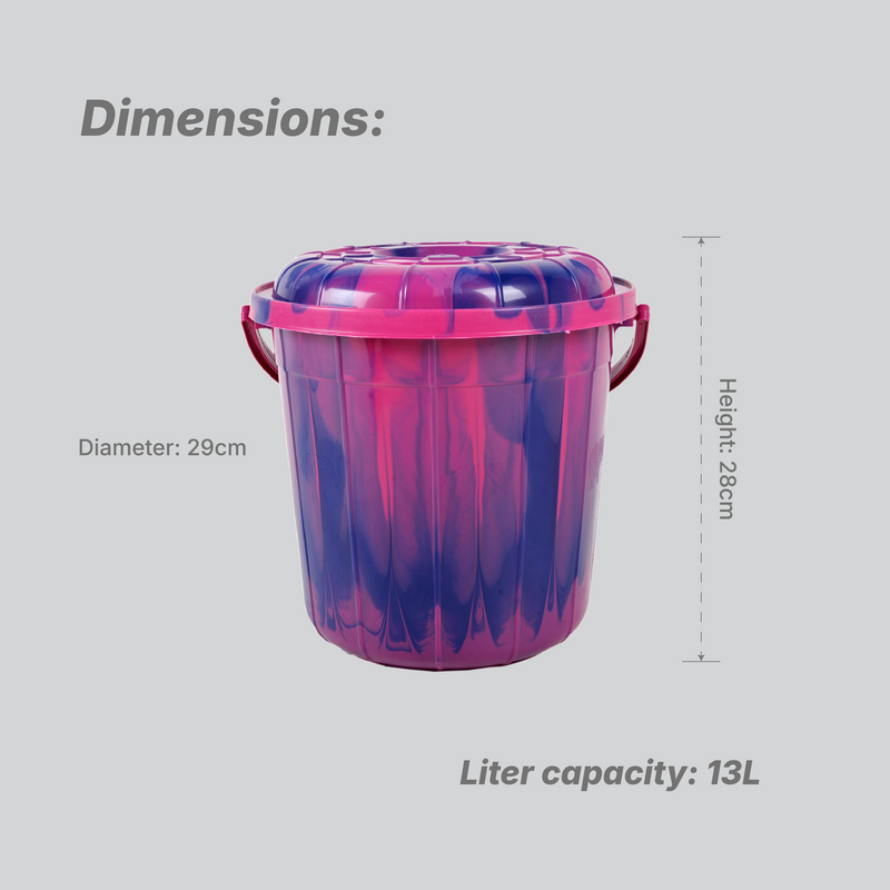 Healthy Living Bucket - 13 Ltr Double Colour