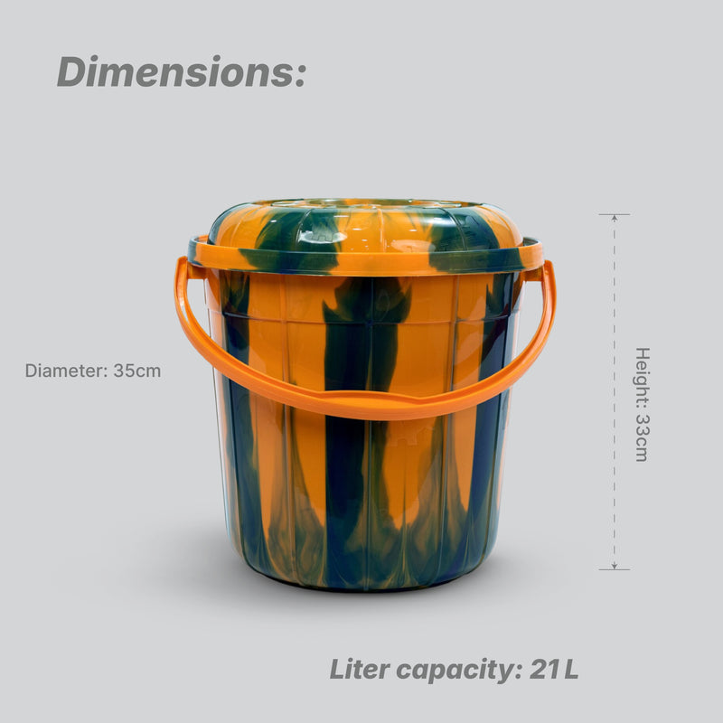 Healthy Living Bucket - 21 Ltr Double Colour