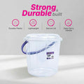 Healthy Living Trans Bucket(triangles) - 13 Ltr - 6 colour pack 12