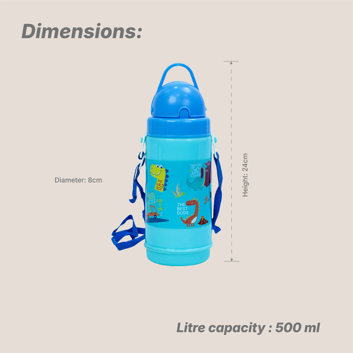 Marvel Water Bottle - Solid Colour - 500 ml