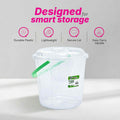 Healthy Living Trans Bucket(triangles) - 1 Ltr - 6 colour pack 72