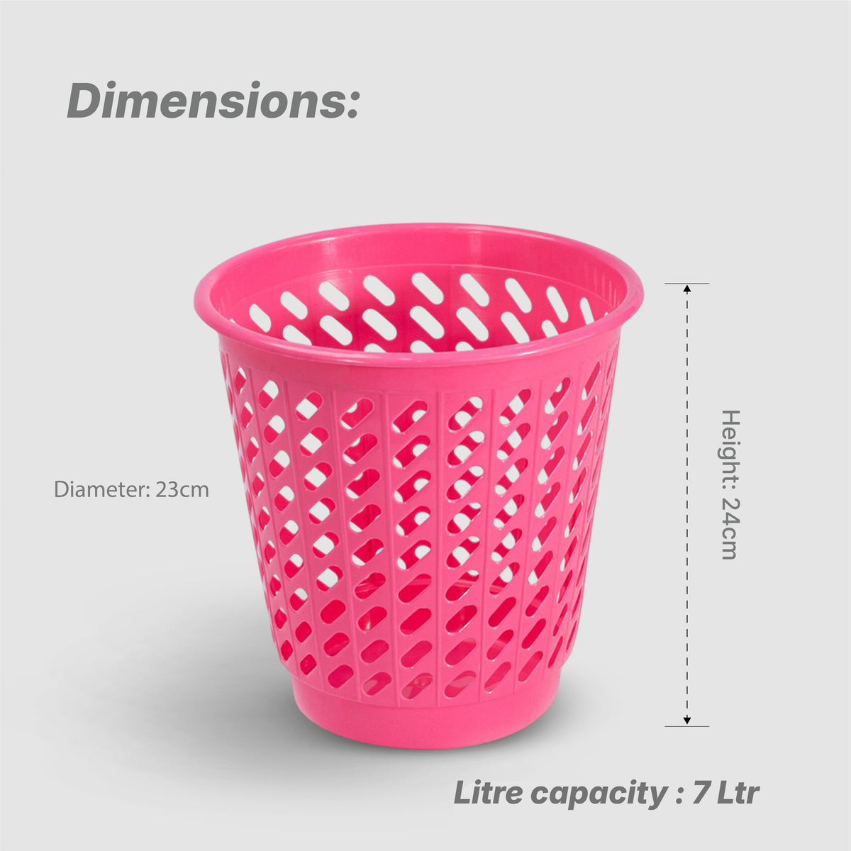 Morocco Waste Basket - 7 Ltr