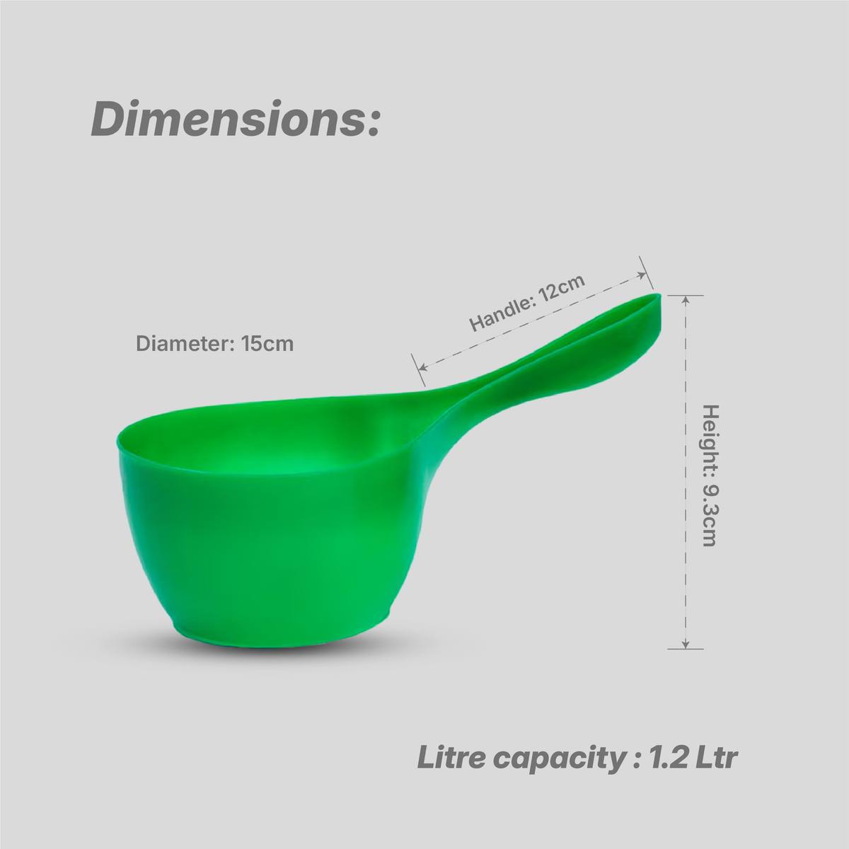 Paddle Mug - Solid Colour - 1.2 Ltr