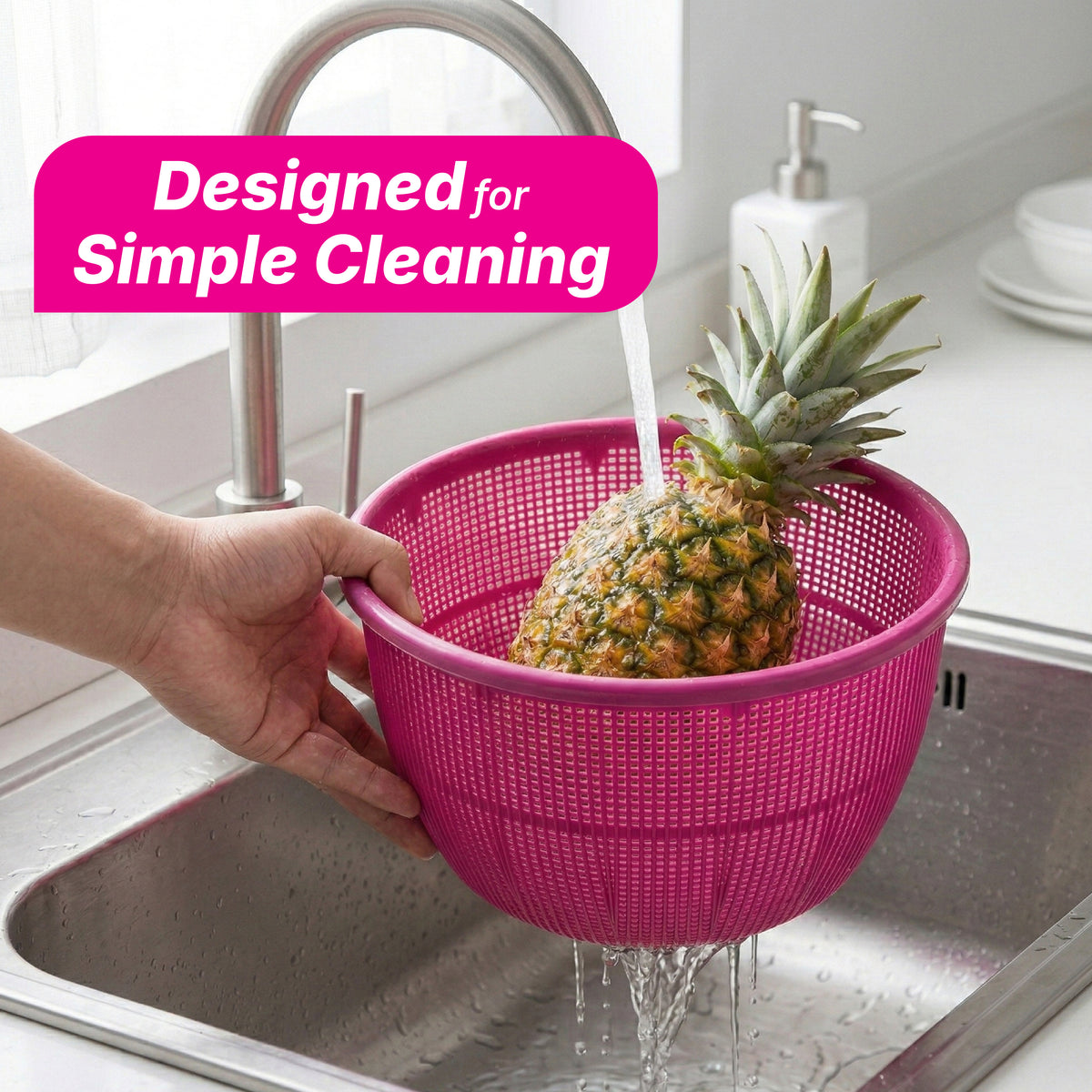 Pineapple Strainer - 6 Colour Pack Of 12