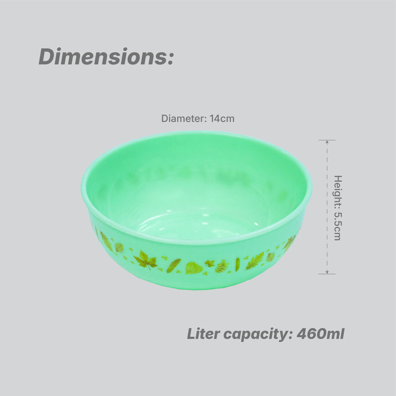Premium Dining Set Dinner Bowl - Colour - Pack of 6