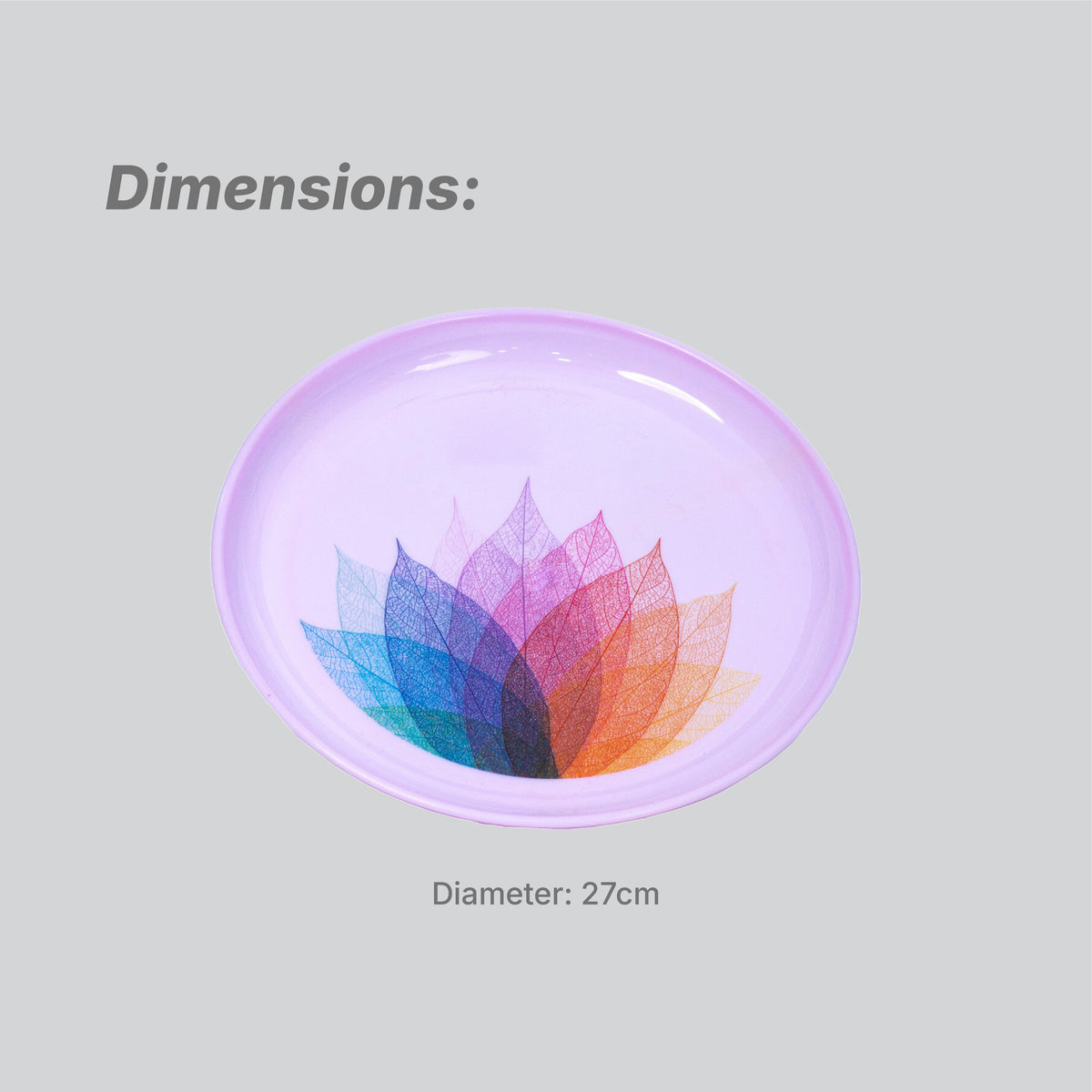 Premium Dining Set Dinner Plate - Colour - Pack of 6