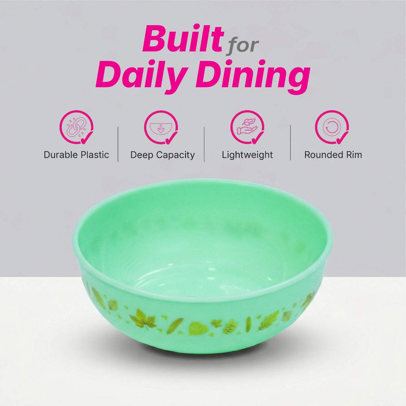 Premium Dining Set Dinner Bowl - Colour - Pack of 6