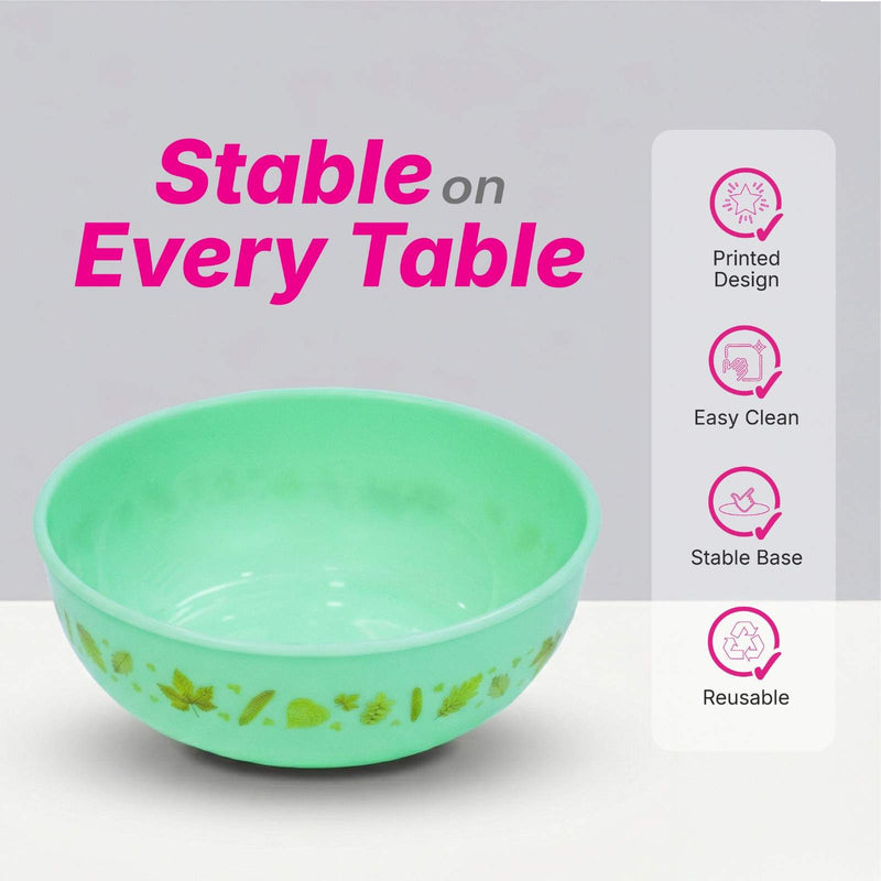 Premium Dining Set Dinner Bowl - Colour - Pack of 6