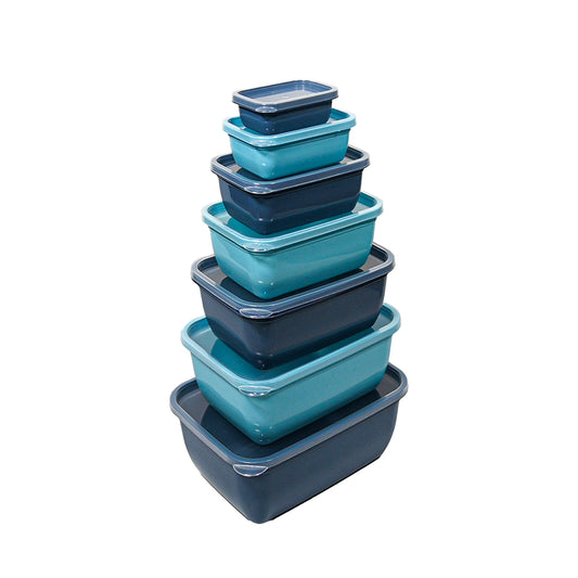 Rainbow Container Rectangle set of 7 (Mixed Size)