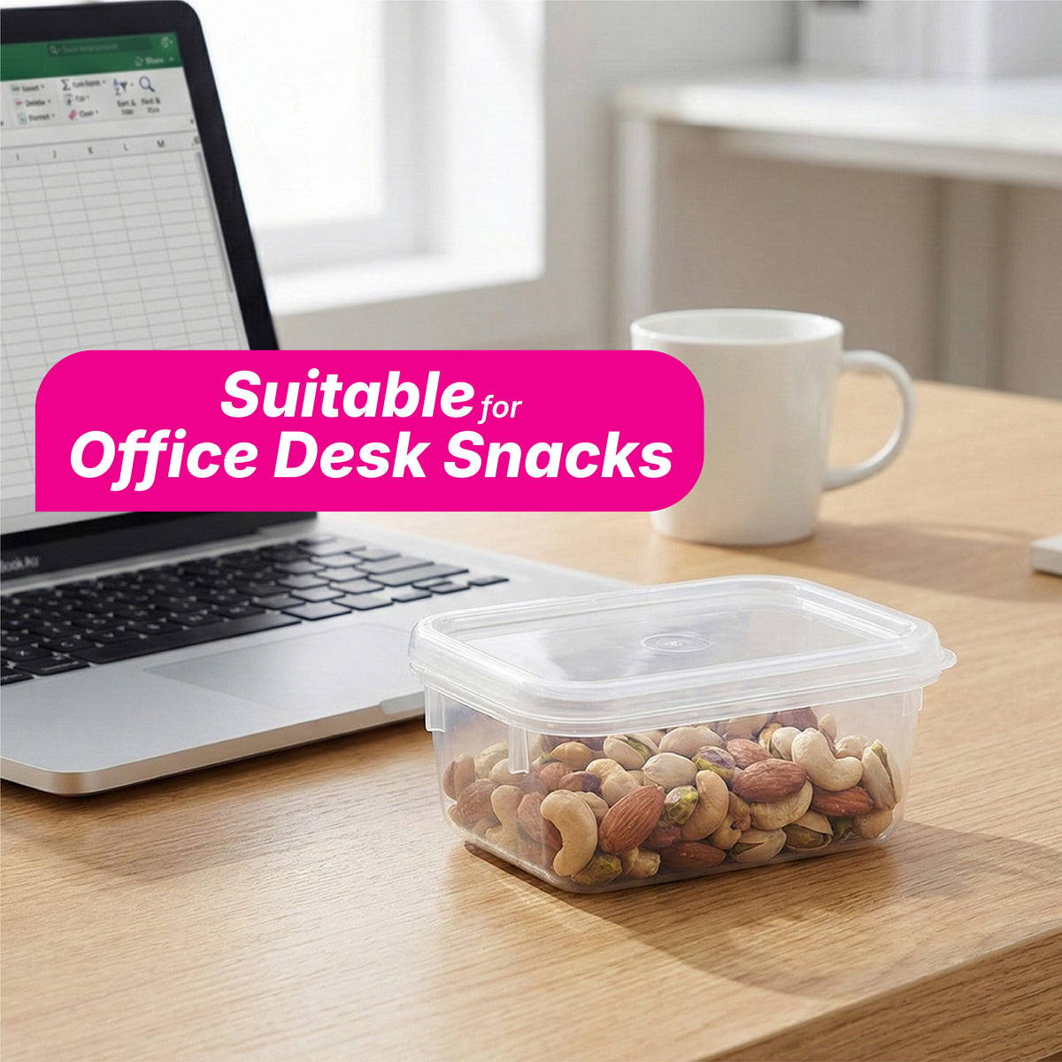 Sacvin 150 ml Rectangle Container