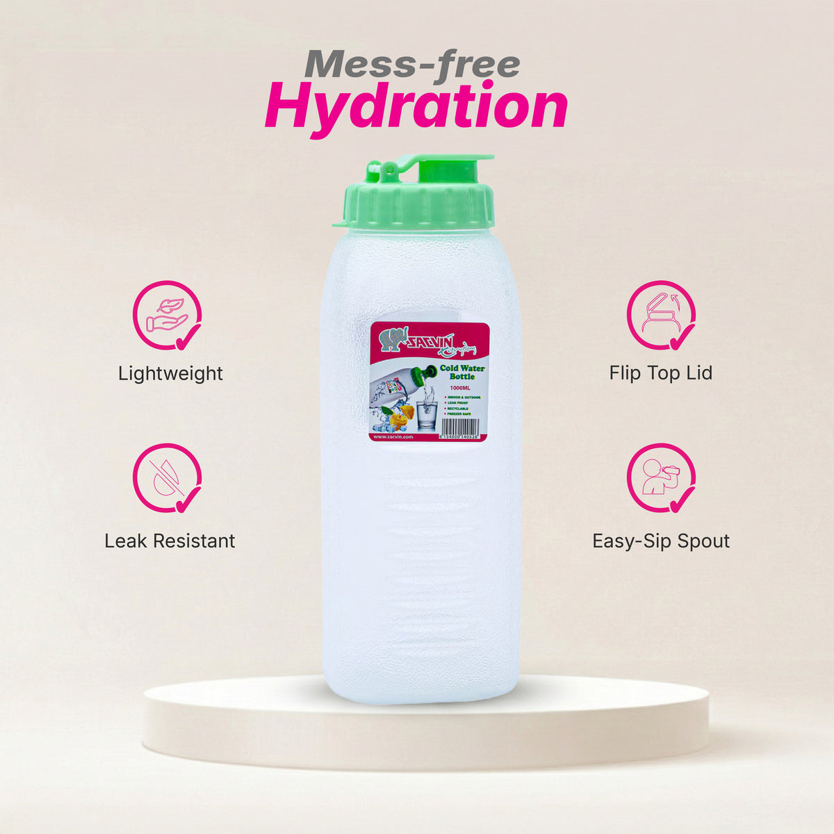 Cold Water Bottle - 1000 ML