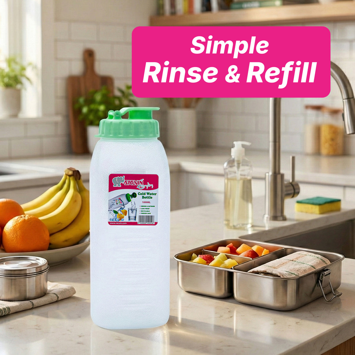 Cold Water Bottle - 1000 ML