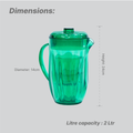 Life Style Jug - Clear Tint - 2 Ltr