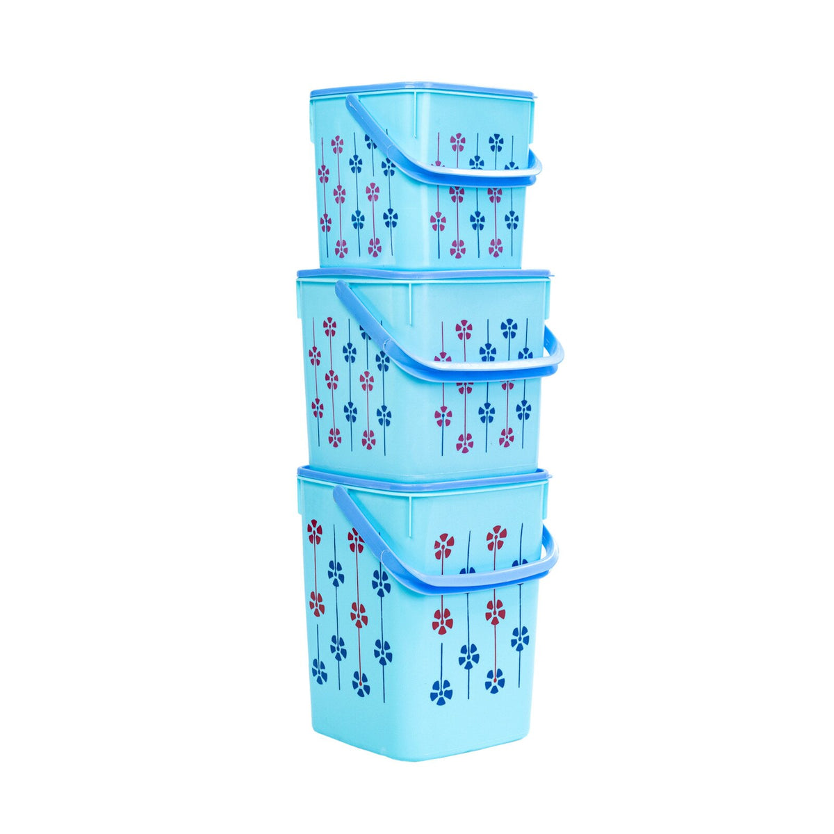 Super Storer Container Set - Solid Colour - 3 Piece Mixed Size