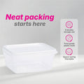 Sacvin 150 ml Rectangle Container