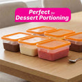 Sacvin 150 ml Rectangle Container Bottom Including Colour Cover