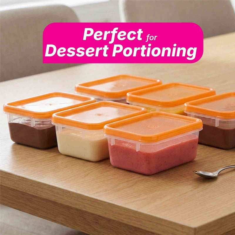 Sacvin 150 ml Rectangle Container Bottom Including Colour Cover
