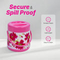 Smiling Floral Food Flask