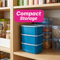 Snack Lunch Box - Solid Colour - 1.2 Ltr