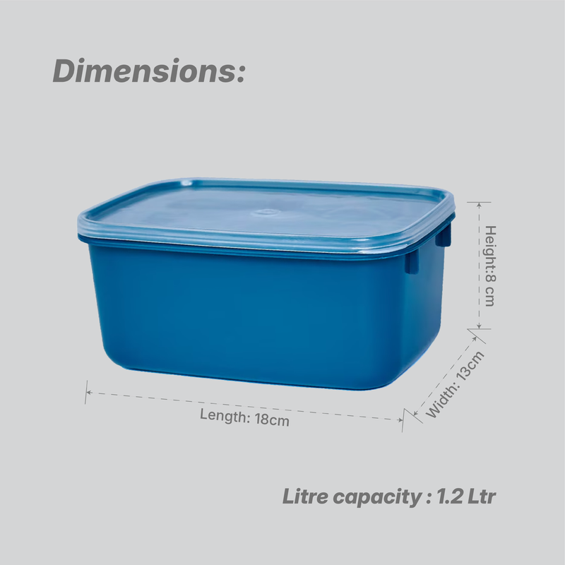 Snack Lunch Box - 1.2 Ltr